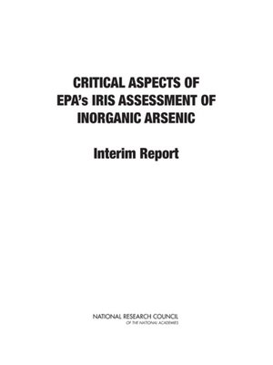 cover image of Critical Aspects of EPA's IRIS Assessment of Inorganic Arsenic